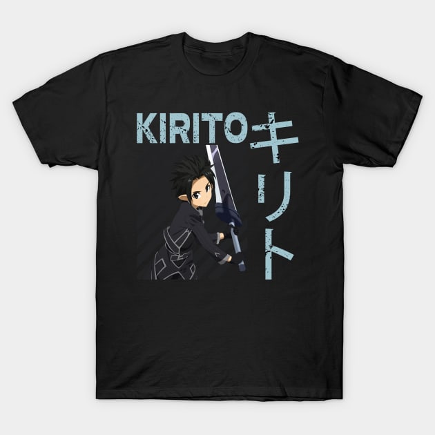 Kirigaya Kazuto Sword Art Online T-Shirt by TokyoLuv1